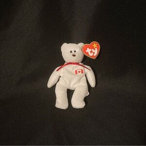 ⭐️ Vintage 1993 Maple The Canada Bear Ty McDonald’s Happy Meal Mini Beanie Baby